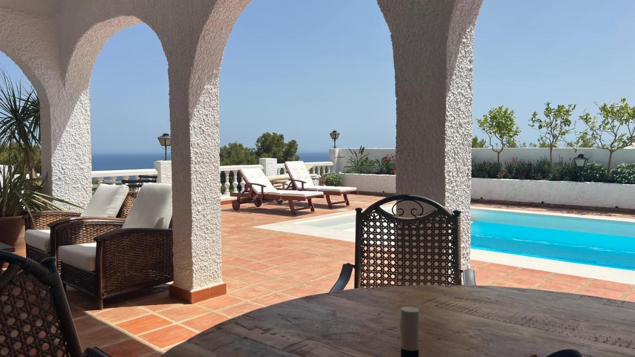 Romantic White Villa -Private Pool Nerja Bagian luar foto