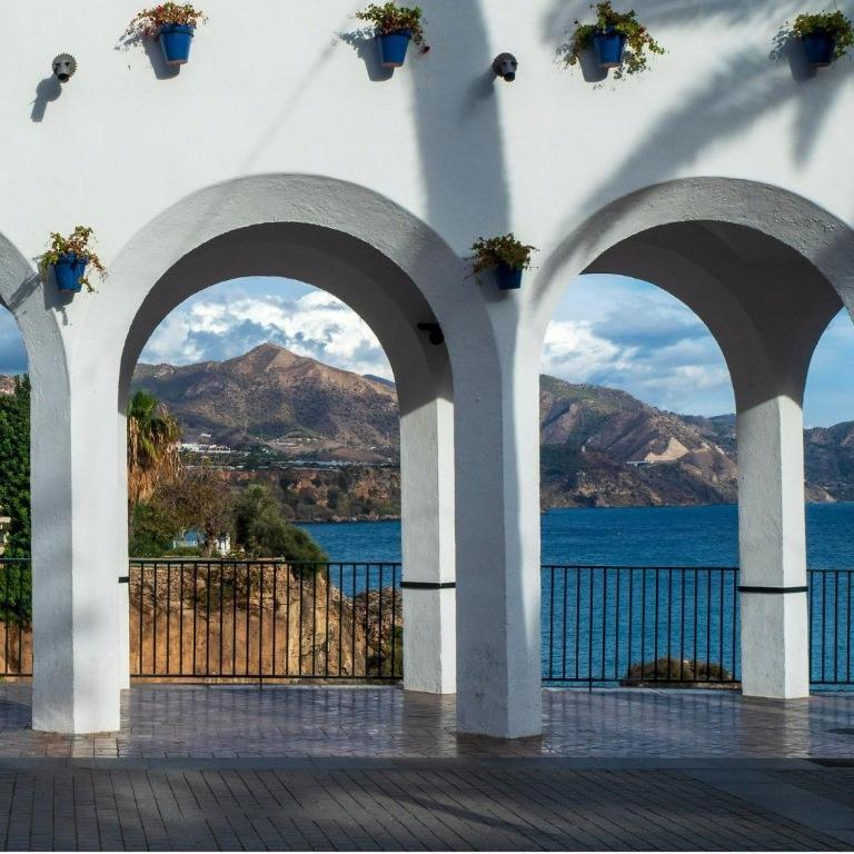 Romantic White Villa -Private Pool Nerja Bagian luar foto